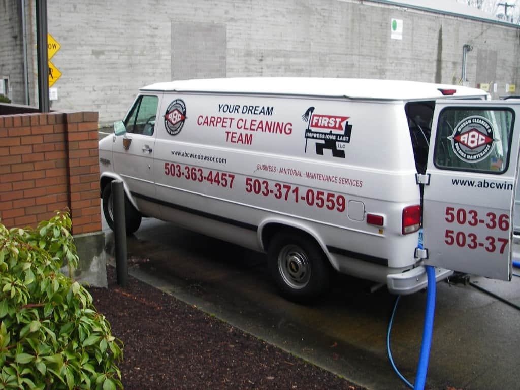 Carpet Cleaning by ABC Window Cleaners and Building Maintenance.